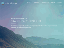 Tablet Screenshot of mindstronghealth.com